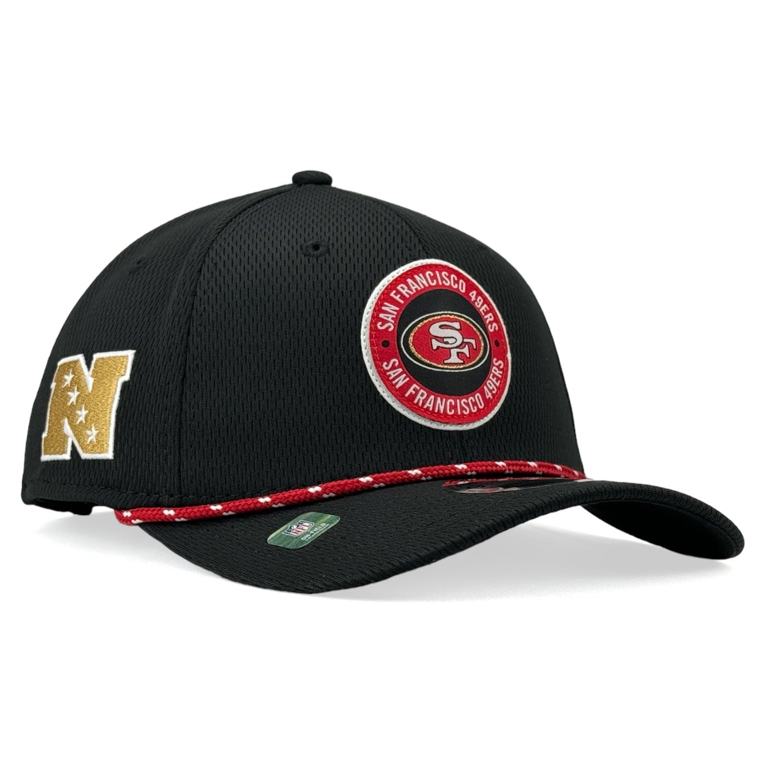 San Francisco 49ers Black New Era 2024 Sideline 9SEVENTY Stretch-Snap ...