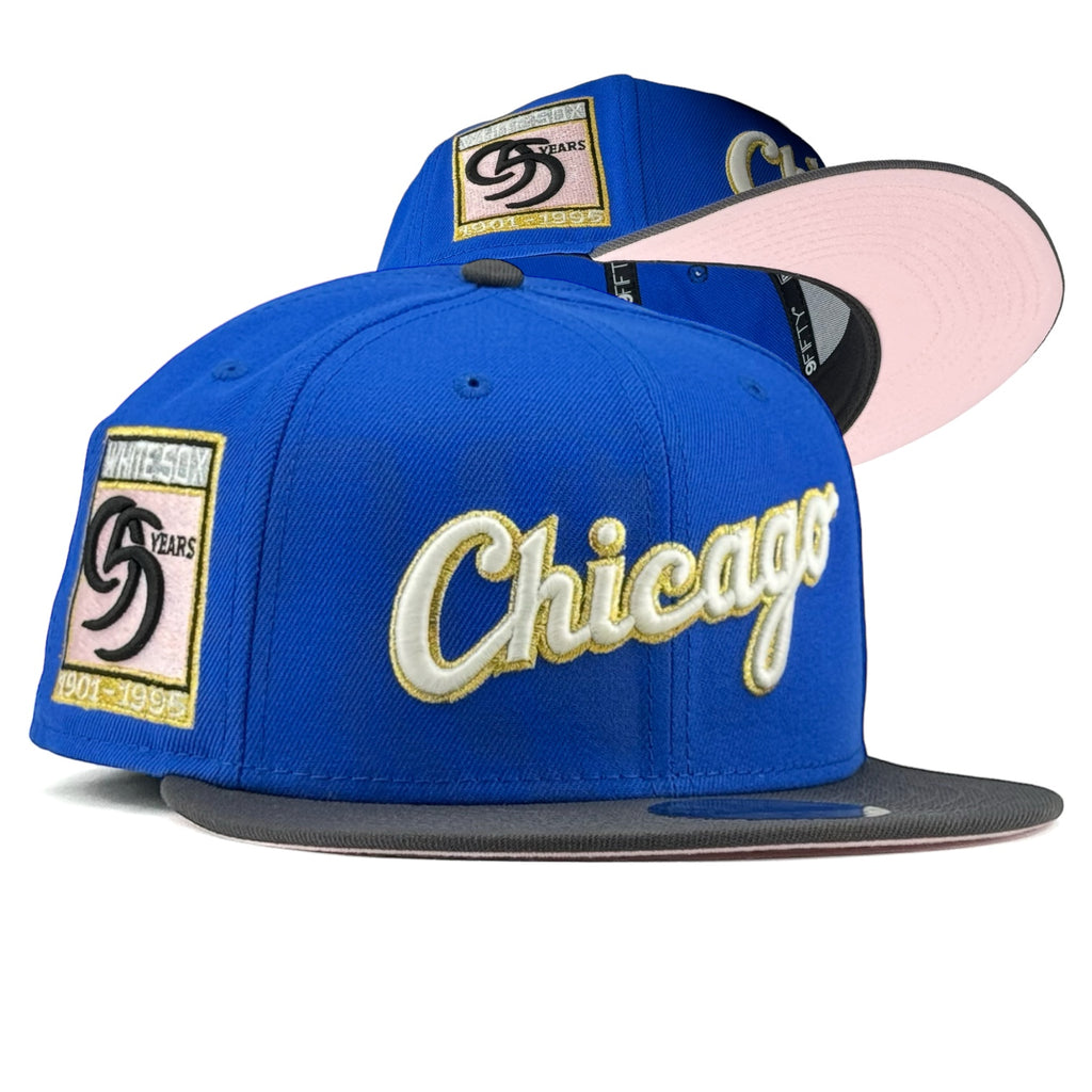 Chicago White Sox "K2P PACK" New Era 59Fifty Fitted Hat - Blue Bead / Graphite