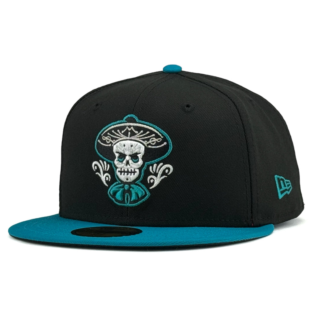 Albuquerque Isotopes "Copa de la Diversion" New Era 59Fifty Fitted Hat - Black/Teal