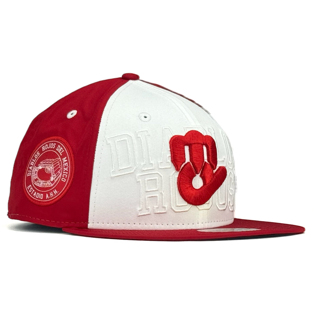 Diablos Rojos del México New Era 59Fifty Fitted Hat - White/Red