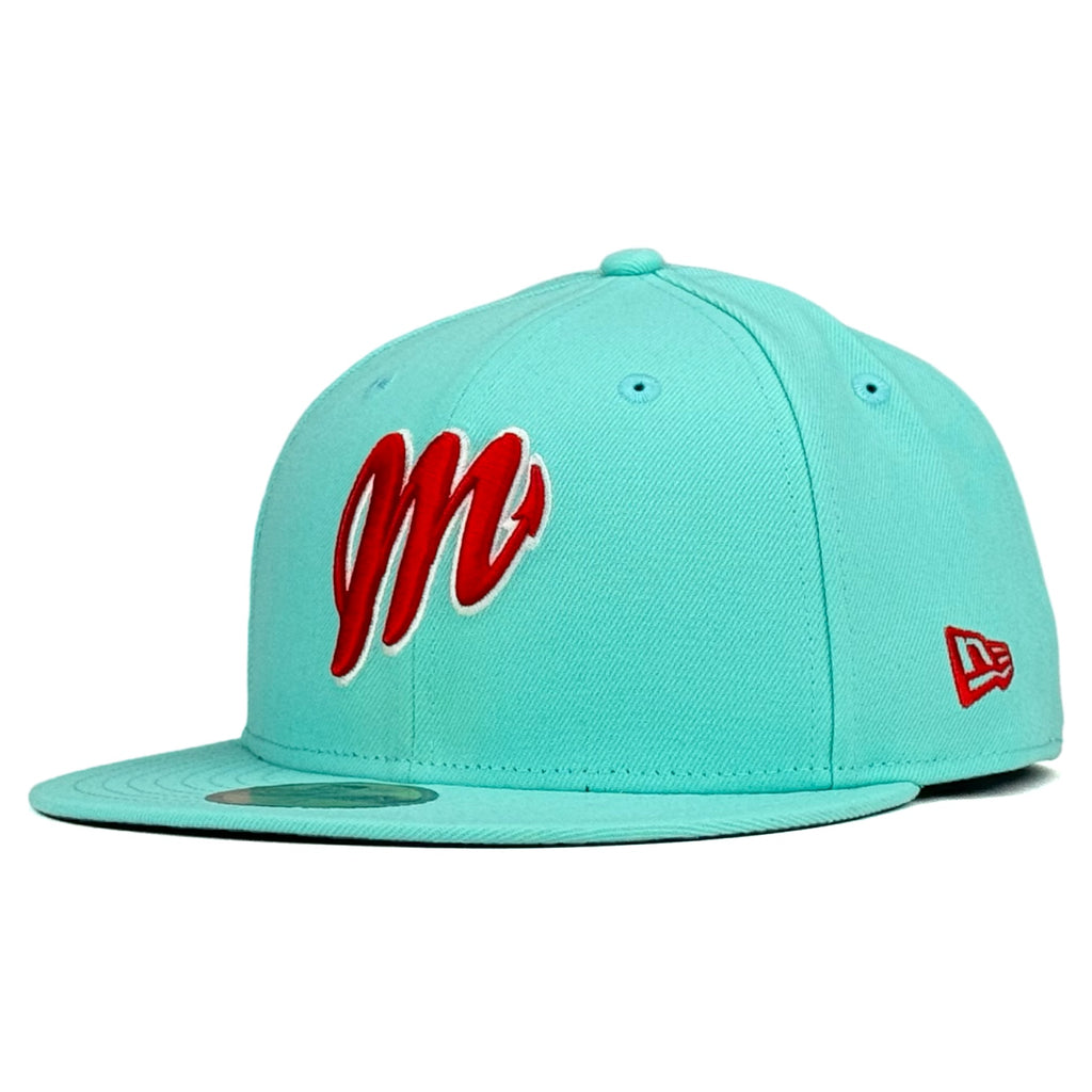 Diablos Rojos del México New Era 59Fifty Fitted Hat - Clear Mint