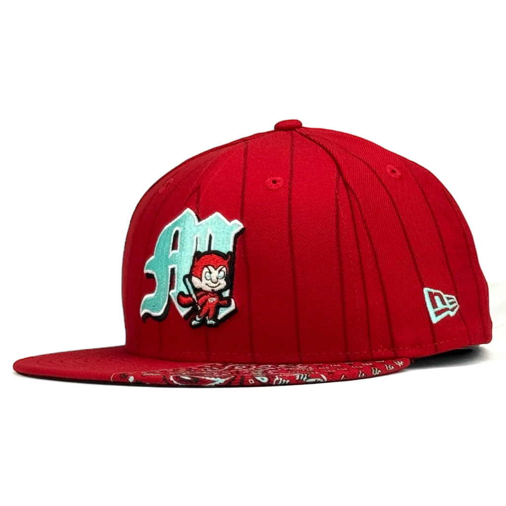 Diablos Rojos del México New Era 59Fifty Fitted Hat - Red Pinstripe