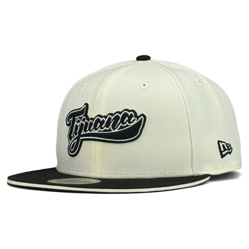 Toros de Tijuana New Era 59Fifty Fitted Hat - Chrome White/Black