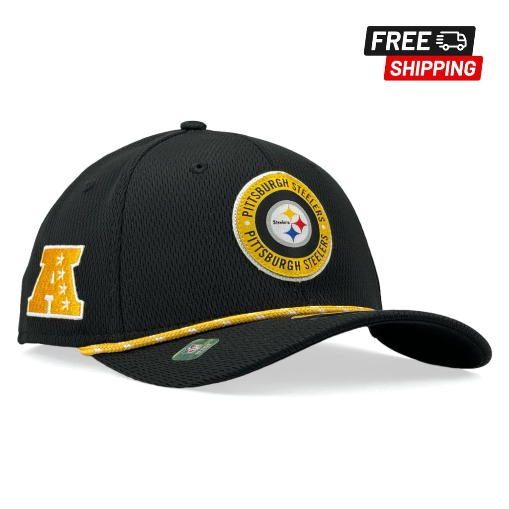 Pittsburgh Steelers New Era 2024 Sideline 9SEVENTY Stretch-Snap Hat