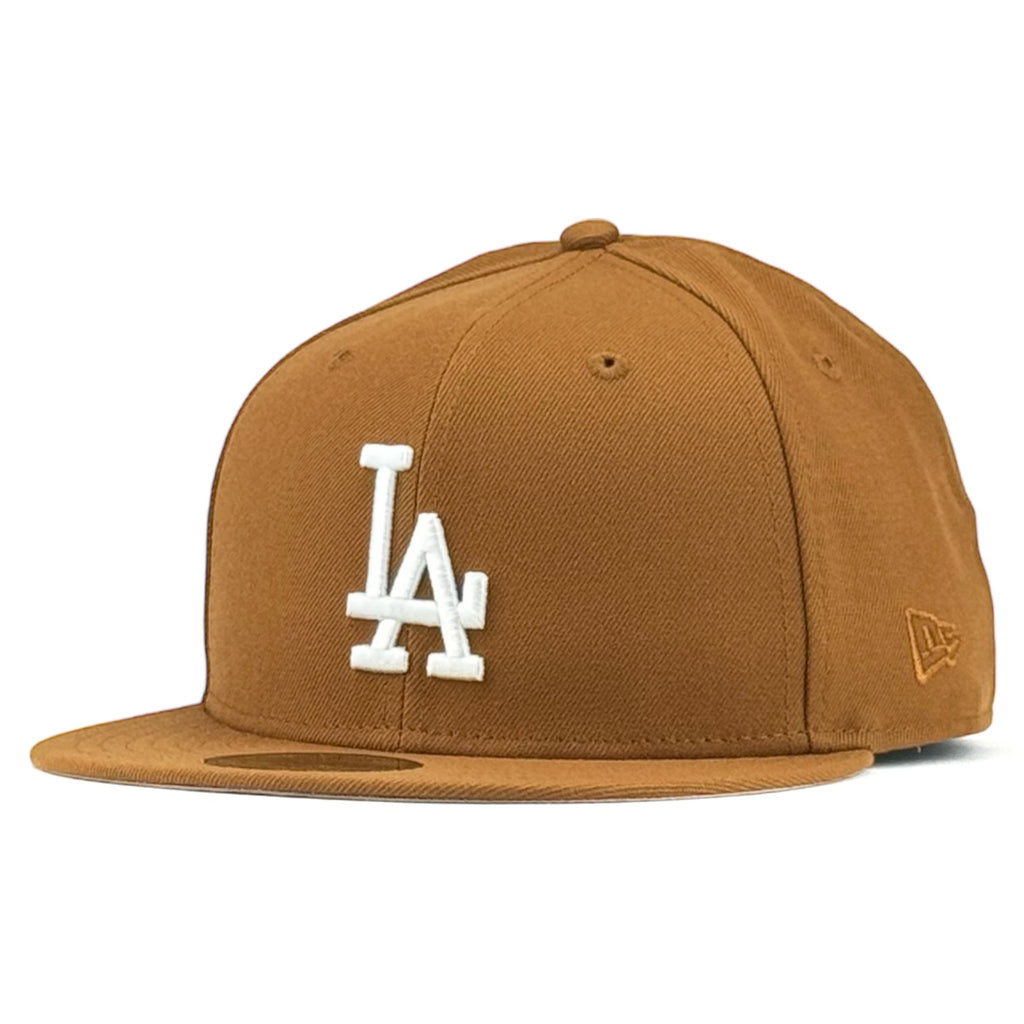 Los Angeles Dodgers New Era 59Fifty Fitted Hat - Toasted Peanut