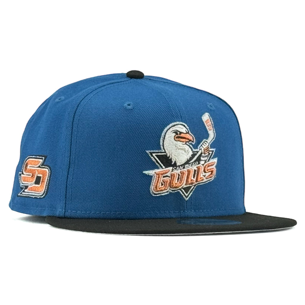 San Diego Gulls "Face Off Pack” New Era 59Fifty Fitted Hat - Blue / Black