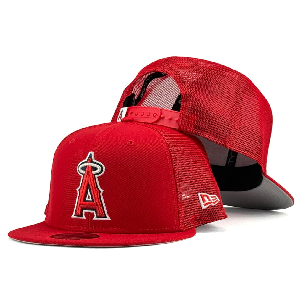 Los Angeles Angels New Era 9Fifty Basic Trucker Mesh Snapback