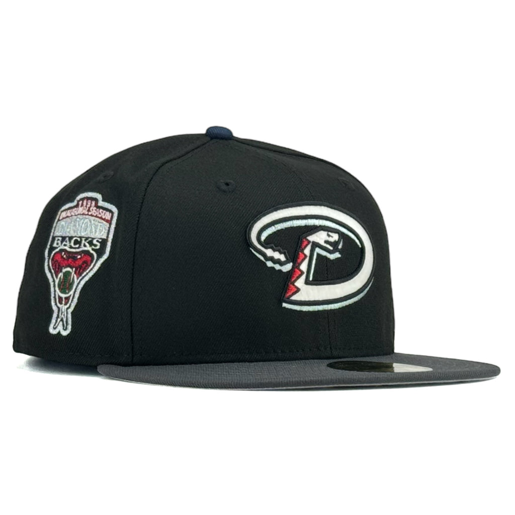 Arizona Diamondbacks “K2P PACK” New Era 59Fifty Fitted Hat - Black / Graphite