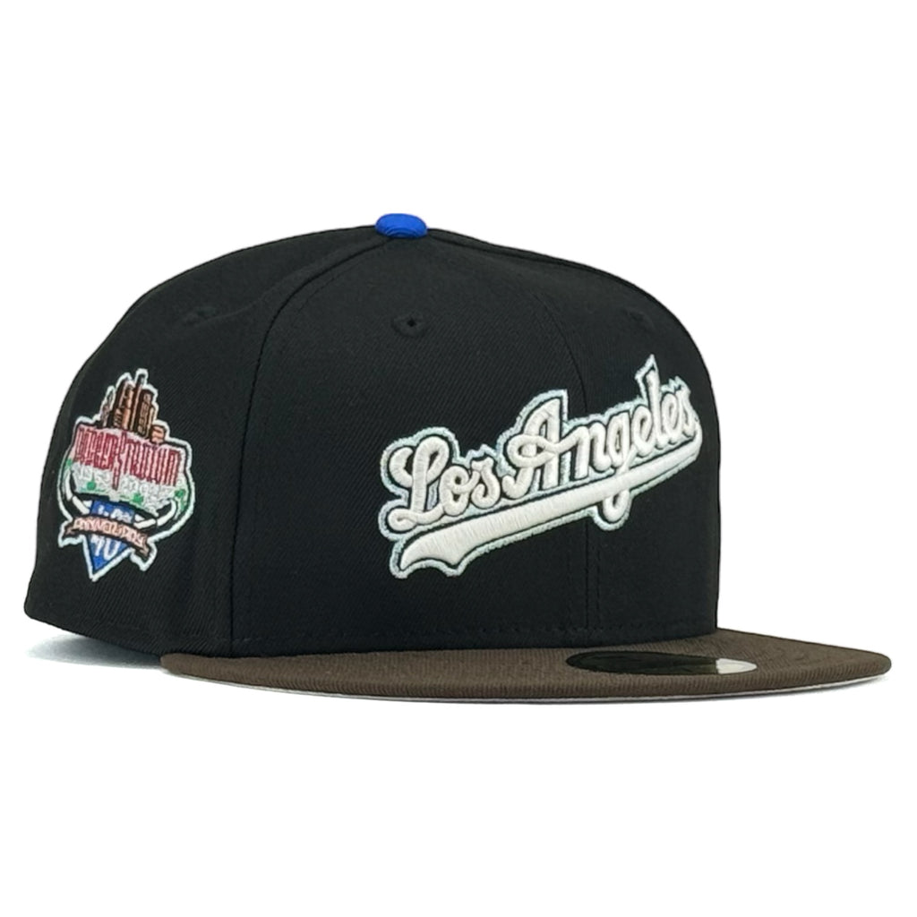 Los Angeles Dodgers “K2P PACK” New Era 59Fifty Fitted Hat - Black / Walnut