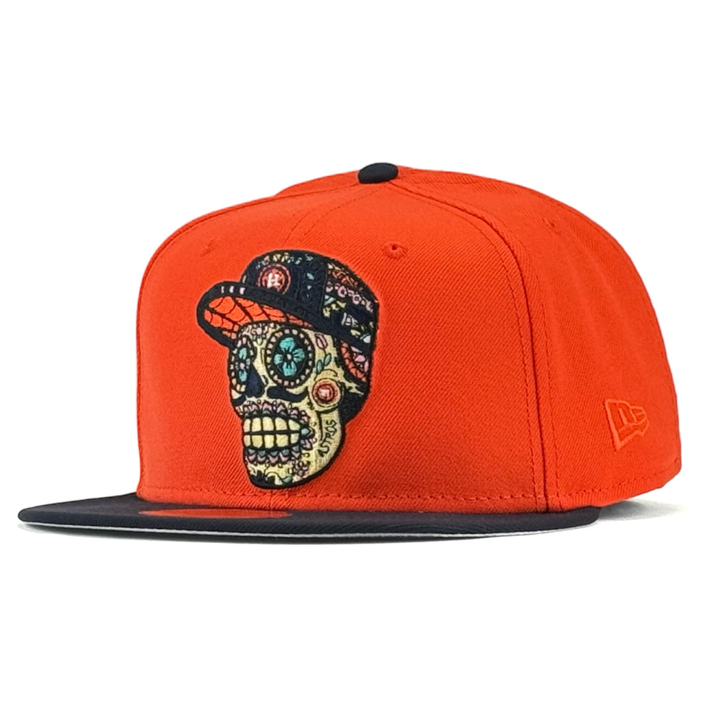 Houston Astros "Para La Raza" New Era 59Fifty Fitted Hat - Orange / Navy