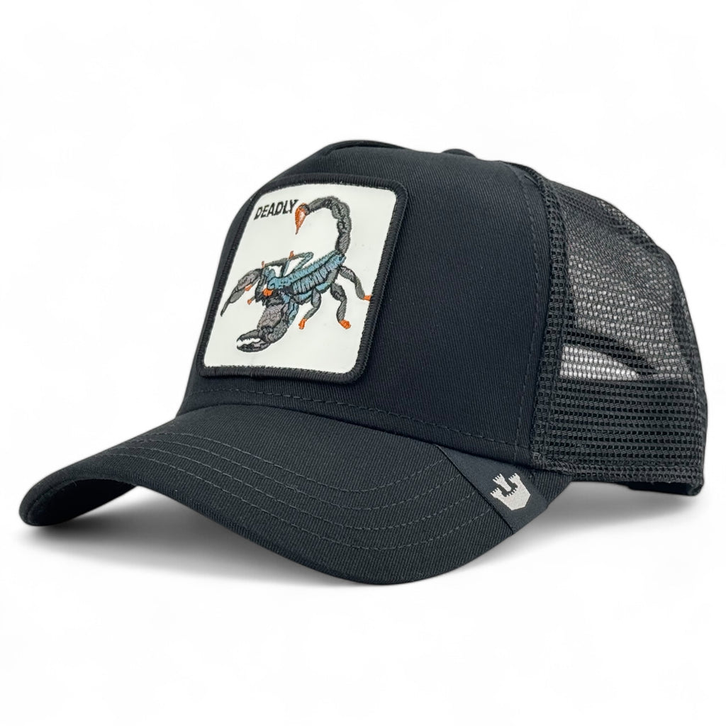 The Deadliest Scorpion Goorin Bros. Trucker A-Frame Snapback - Black