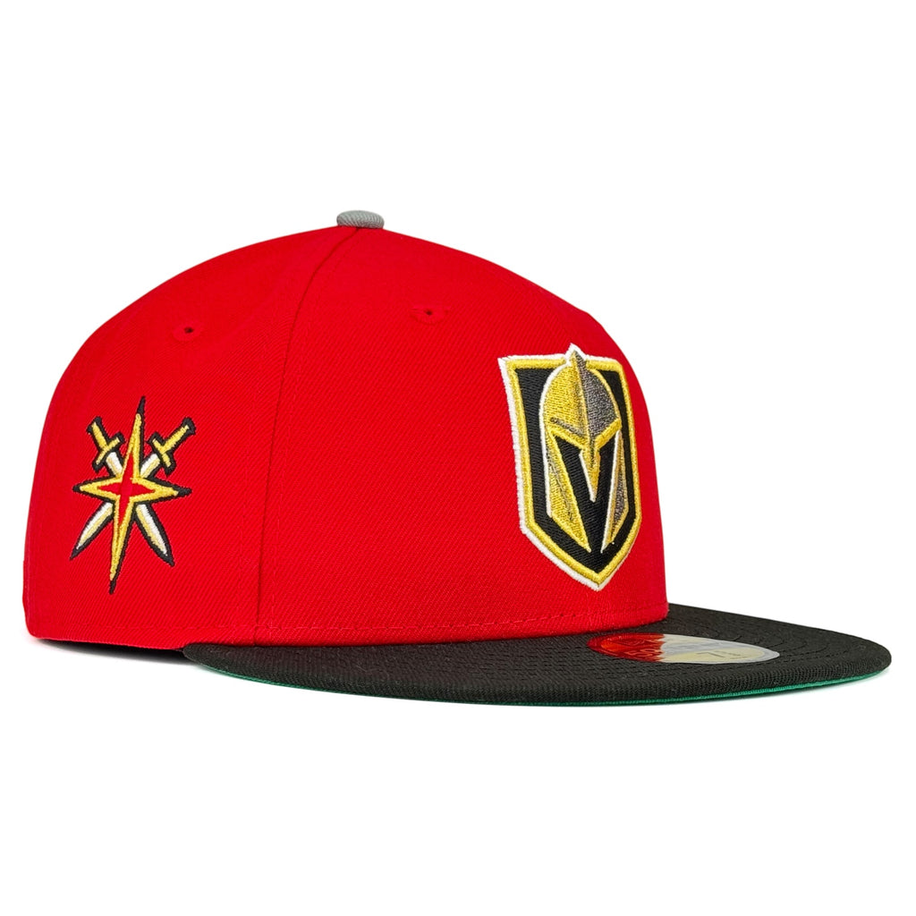 Vegas Golden Knights “Reverse Retro” New Era 59Fifty Fitted Hat - Red / Black