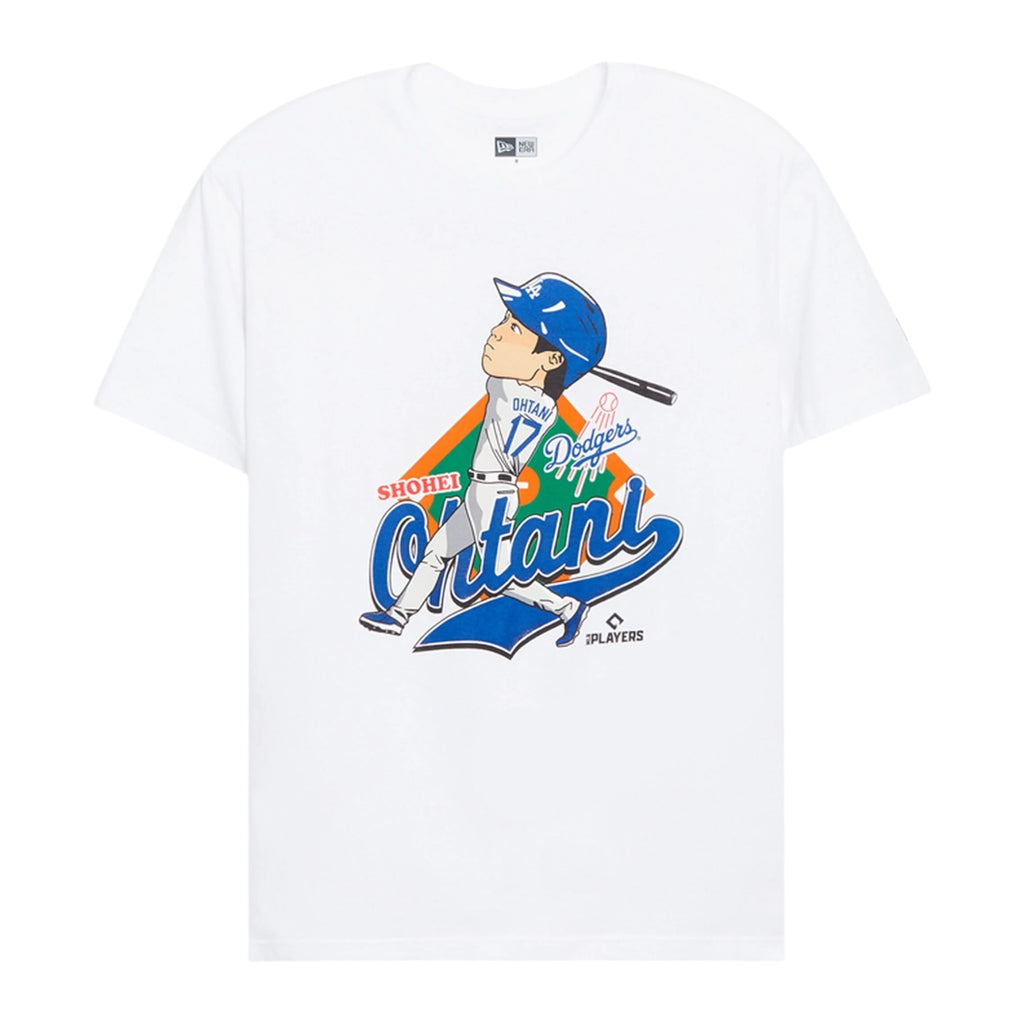 Los Angeles Dodgers Shohei Ohtani Swing New Era T-Shirt - White