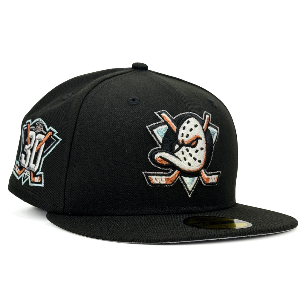 Anaheim Ducks “NHL FACEOFF PACK” New Era 59Fifty Fitted Hat - Black