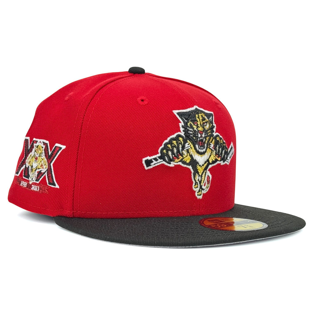 Florida Panthers “NHL FACEOFF PACK” New Era 59Fifty Fitted Hat - Red / Black