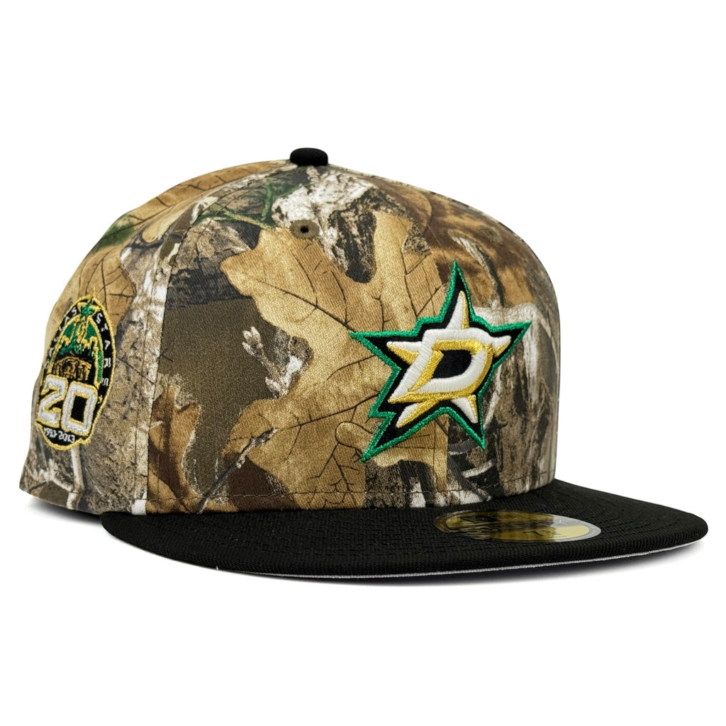 Dallas Stars "NHL Faceoff Pack" New Era 59Fifty Fitted Hat - Real Tree / Black