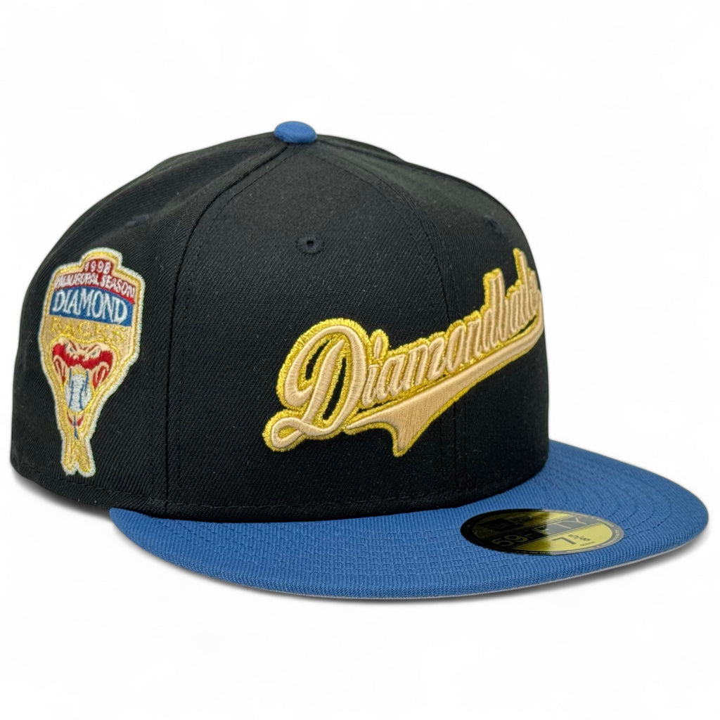 Arizona Diamondbacks "Reimagined Pack" New Era 59Fifty Fitted Hat - Black / Indigo Blue