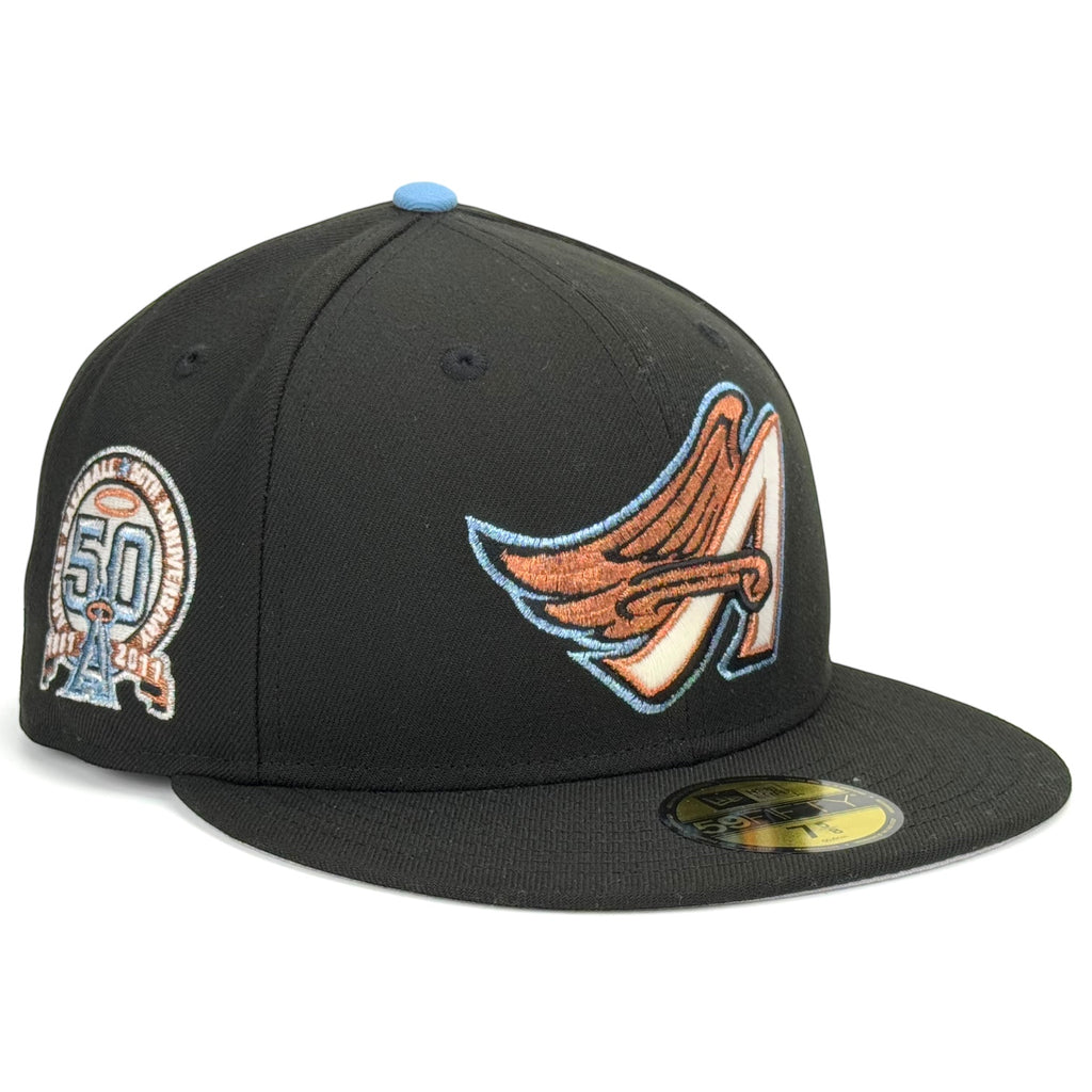 Anaheim Angels "West Kept Connection" New Era 59Fifty Fitted Hat - Black