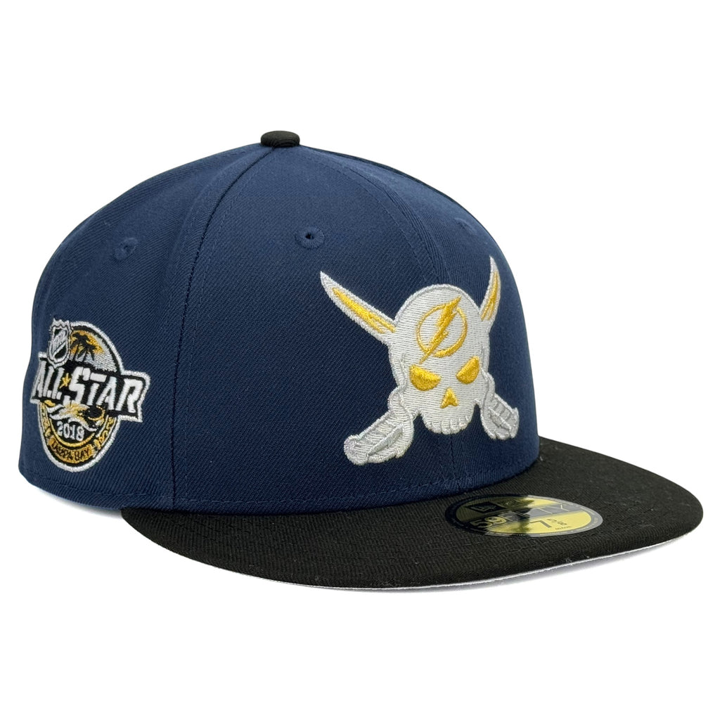 Tampa Bay Lightning  "Gasparilla Skull" New Era 59Fifty Fitted Hat - Navy / Black