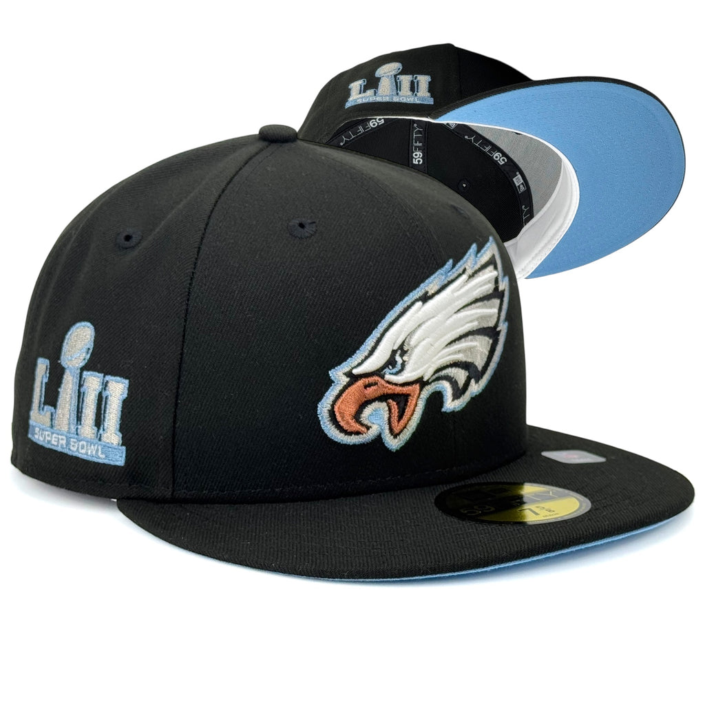 Philadelphila Eagles SB LIII SP Icy New Era 59Fifty Fitted Hat - Black