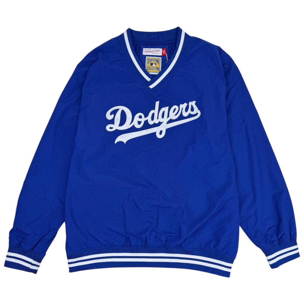 Los Angeles Dodgers Mitchell & Ness Lightweight V-Neck Pullover Jacket - Royal