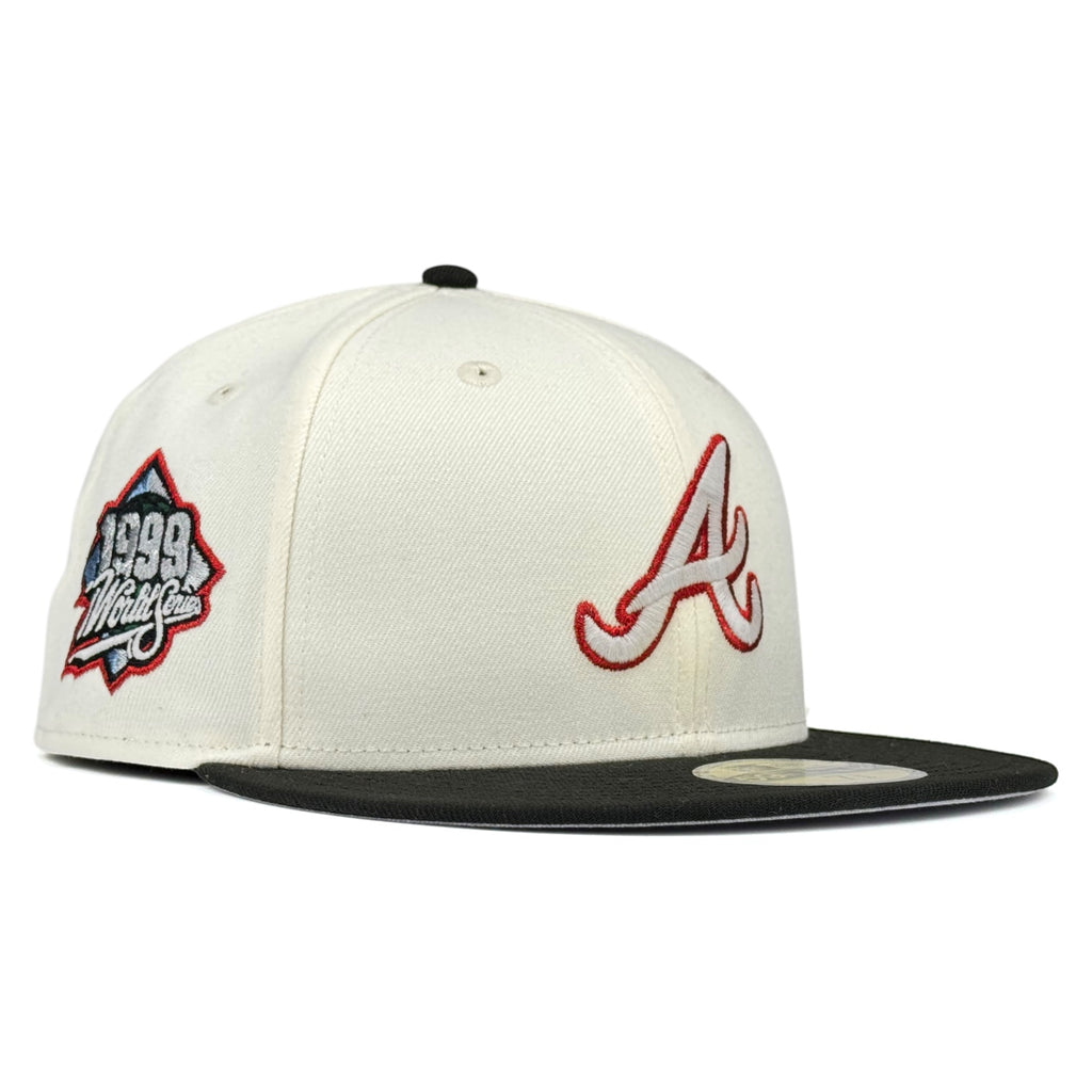 Atlanta Braves “GKBBQ” New Era 59Fifty Fitted Hat - Chrome White / Black