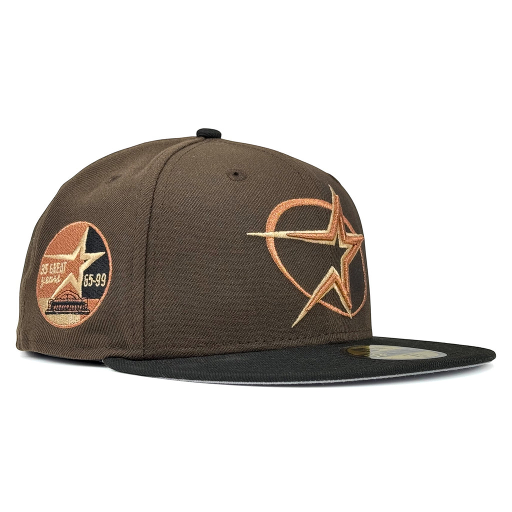 Houston Astros “Old Lasso” New Era 59Fifty Fitted Hat - Walnut / Black