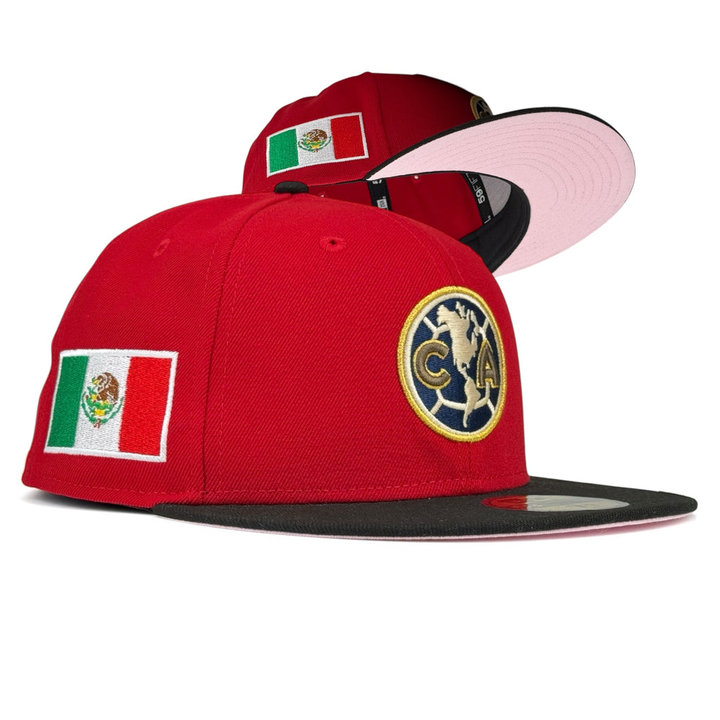 Club America Las Águilas (Liga MX) New Era 59Fifty Fitted Hat - Red / Black