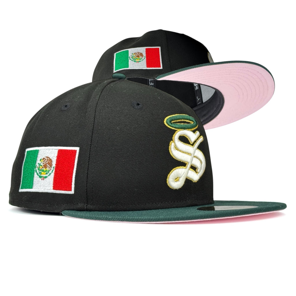 Santos Laguna New Era 59Fifty Fitted Hat - Black / Dark Green