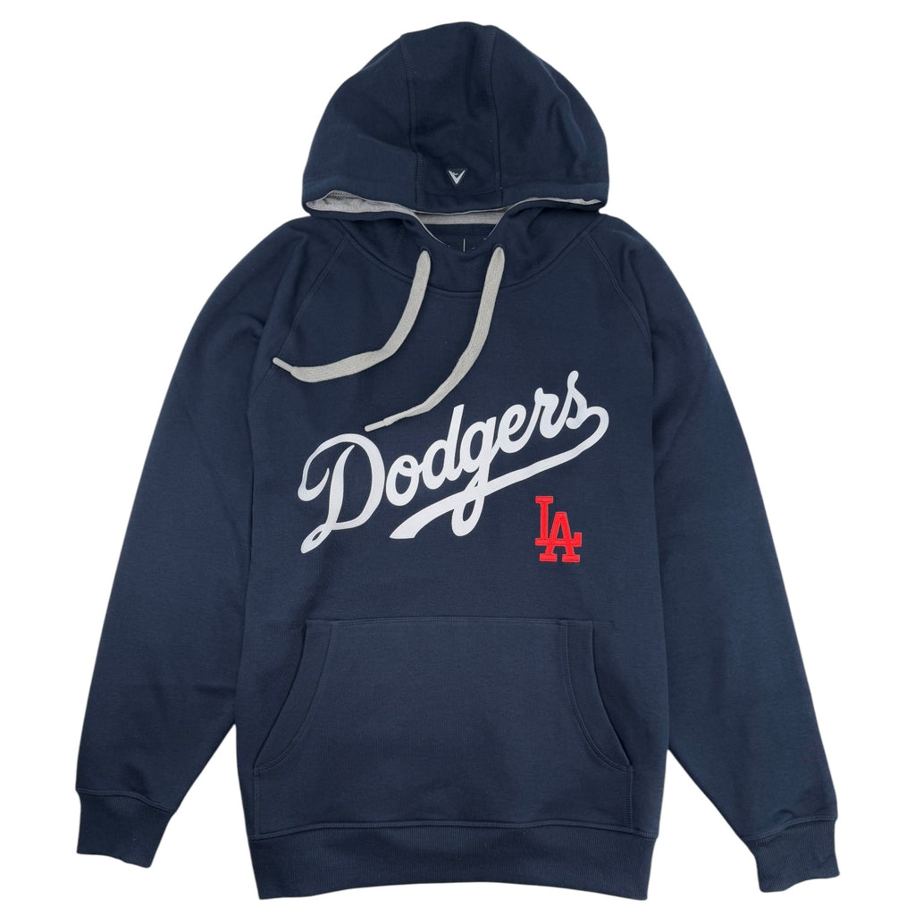 Los Angeles Dodgers Antigua Victory Pullover Hoodie - Navy