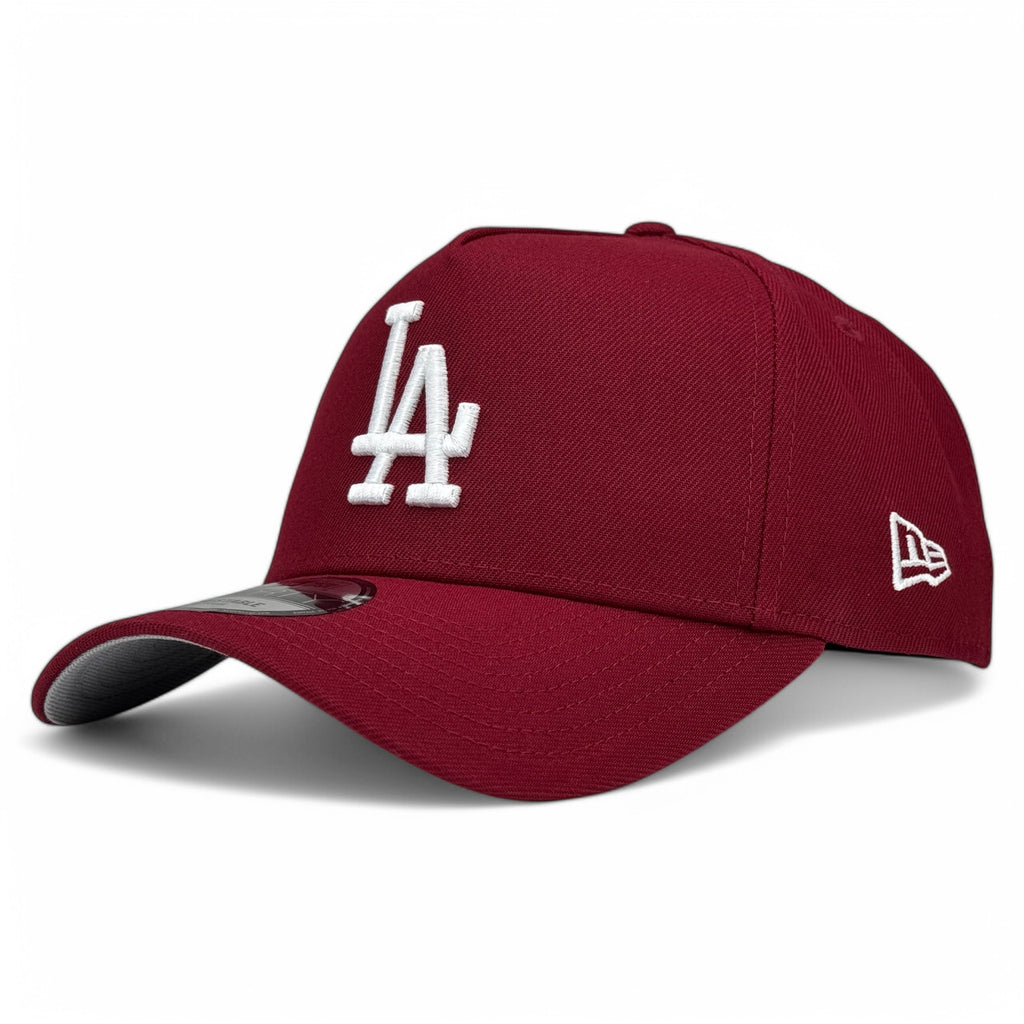 Los Angeles Dodgers New Era 9Forty A-Frame Snapback Hat - Brick Red