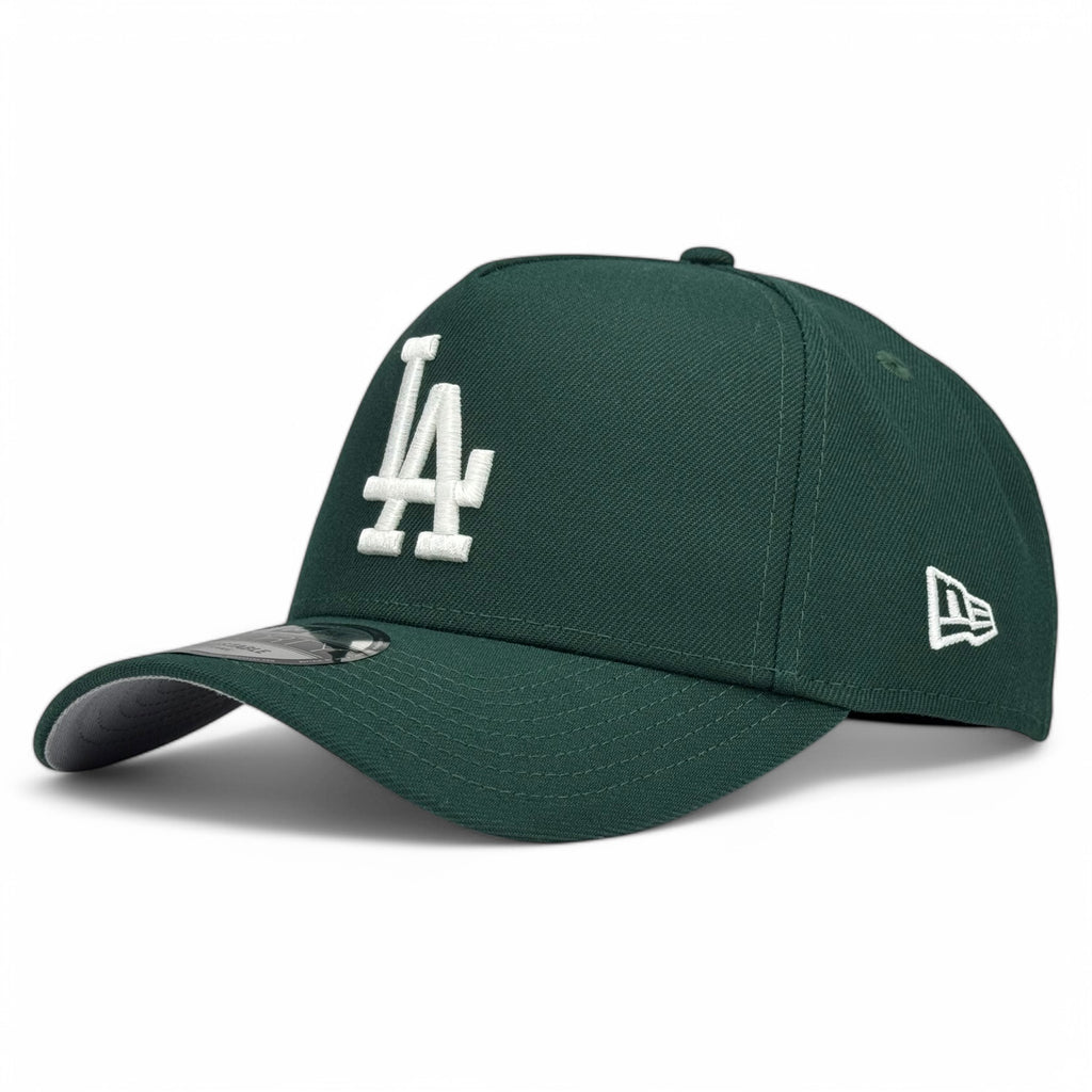 Los Angeles Dodgers New Era 9Forty A-Frame Snapback Hat - Dark Green