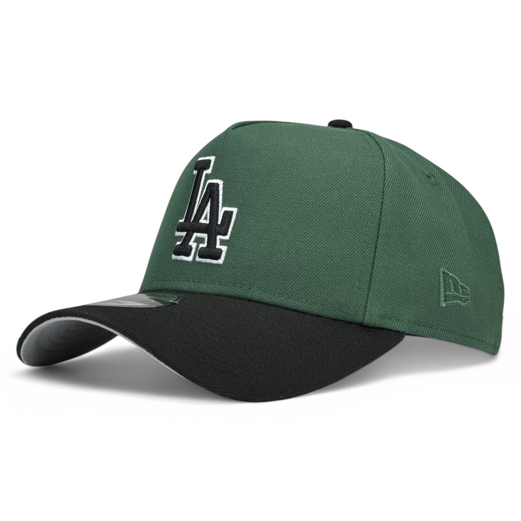 Los Angeles Dodgers New Era 9Forty A-Frame Snapback Hat - Green / Black