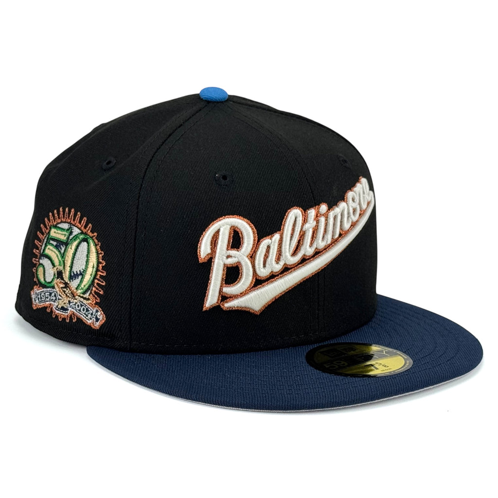 Baltimore Orioles “NFJF: Ohana” New Era 59Fifty Fitted Hat - Black / Blue