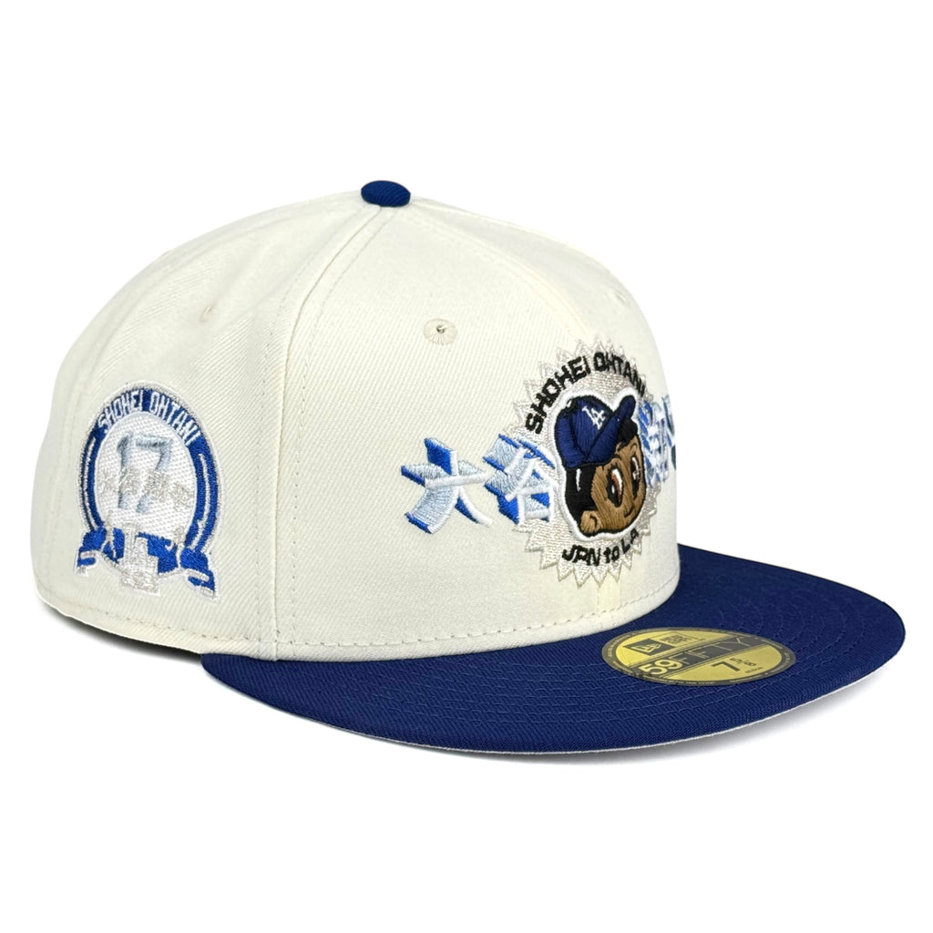 Los Angeles Dodgers "Sho Time Homecoming” New Era 59Fifty Fitted Hat - Chrome White / Royal