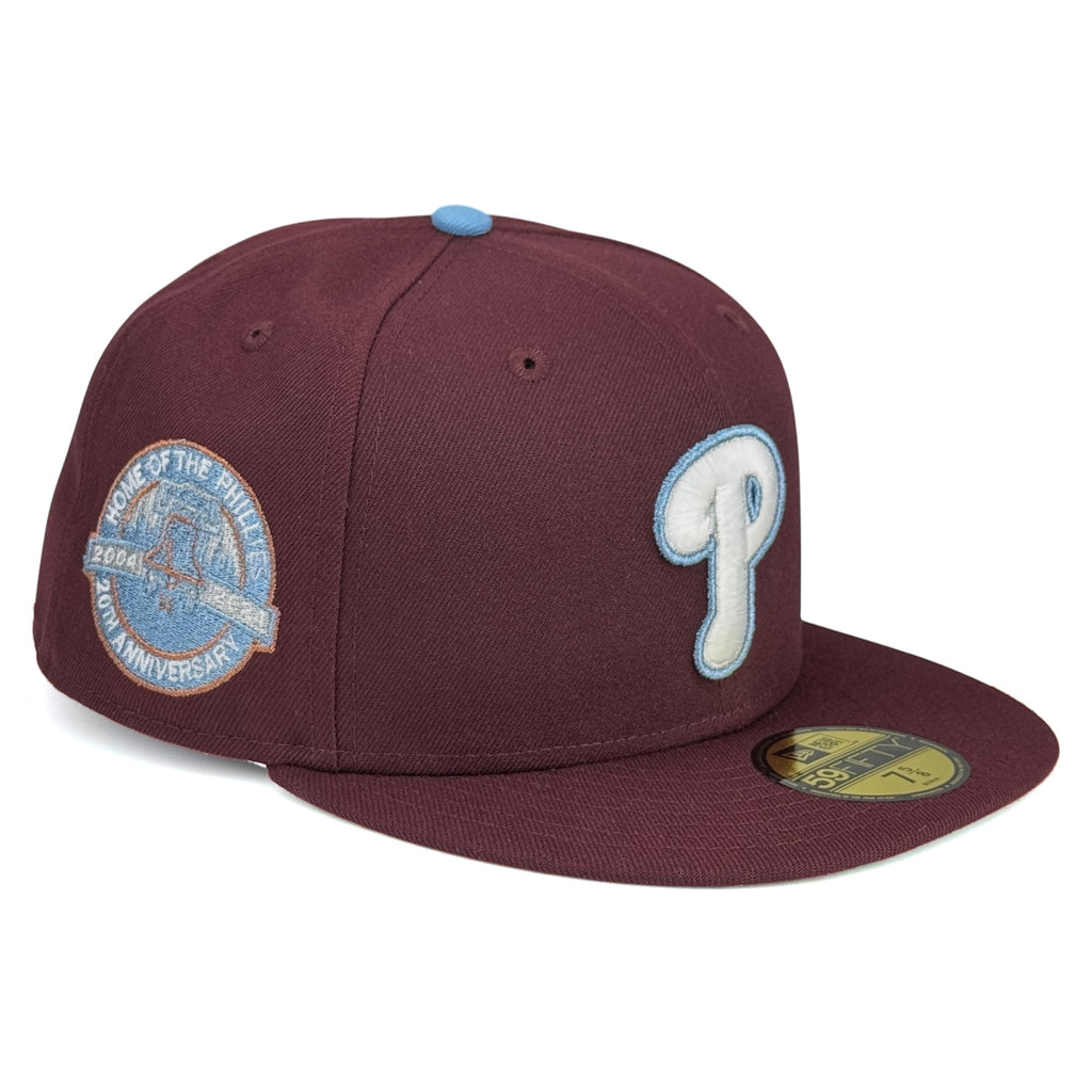 Philadelphia Phillies "Grand Opening, Grand Closing” New Era 59Fifty Fitted Hat - Maroon