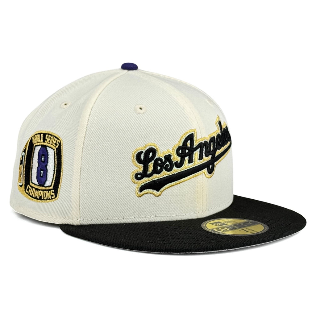Los Angeles Dodgers “♾️ Forever Legends ♾️” New Era 59Fifty Fitted Hat - Chrome White / Black