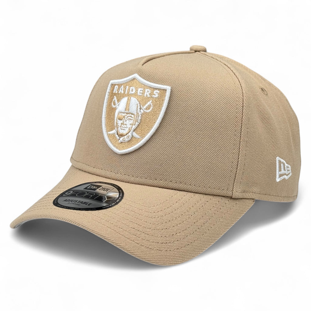 Las Vegas Raiders New Era 9Forty A-Frame Snapback - Pecan