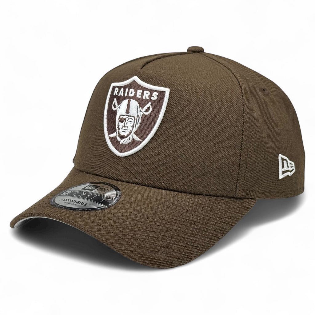 Las Vegas Raiders New Era 9Forty A-Frame Snapback - Walnut