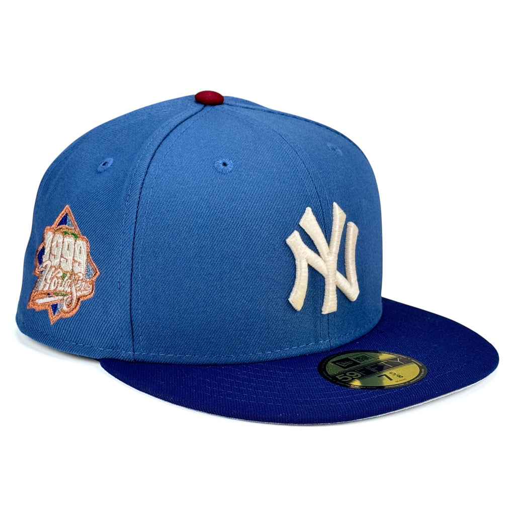 New York Yankees "🧱 Built from the Boroughs 🧱"  New Era 59Fifty Fitted Hat - Indigo Blue / Royal