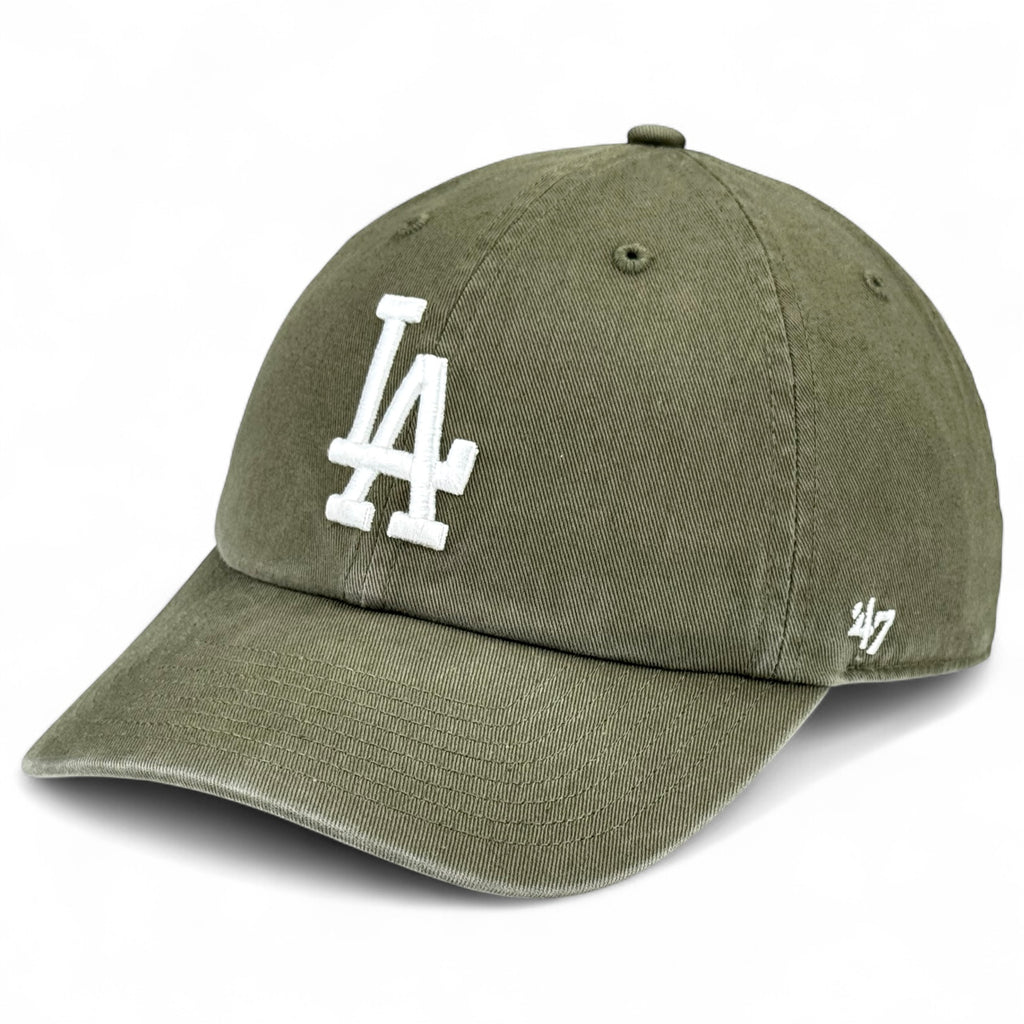 Los Angeles Dodgers 47 Brand Clean Up Cap - Moss Green