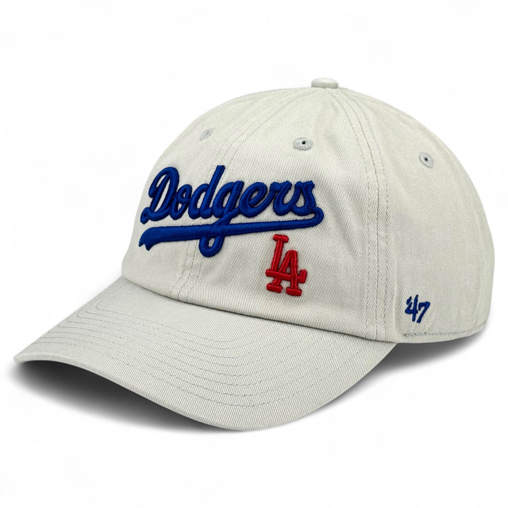 Los Angeles Dodgers Pregame 47 Brand Clean Up Cap - Grey