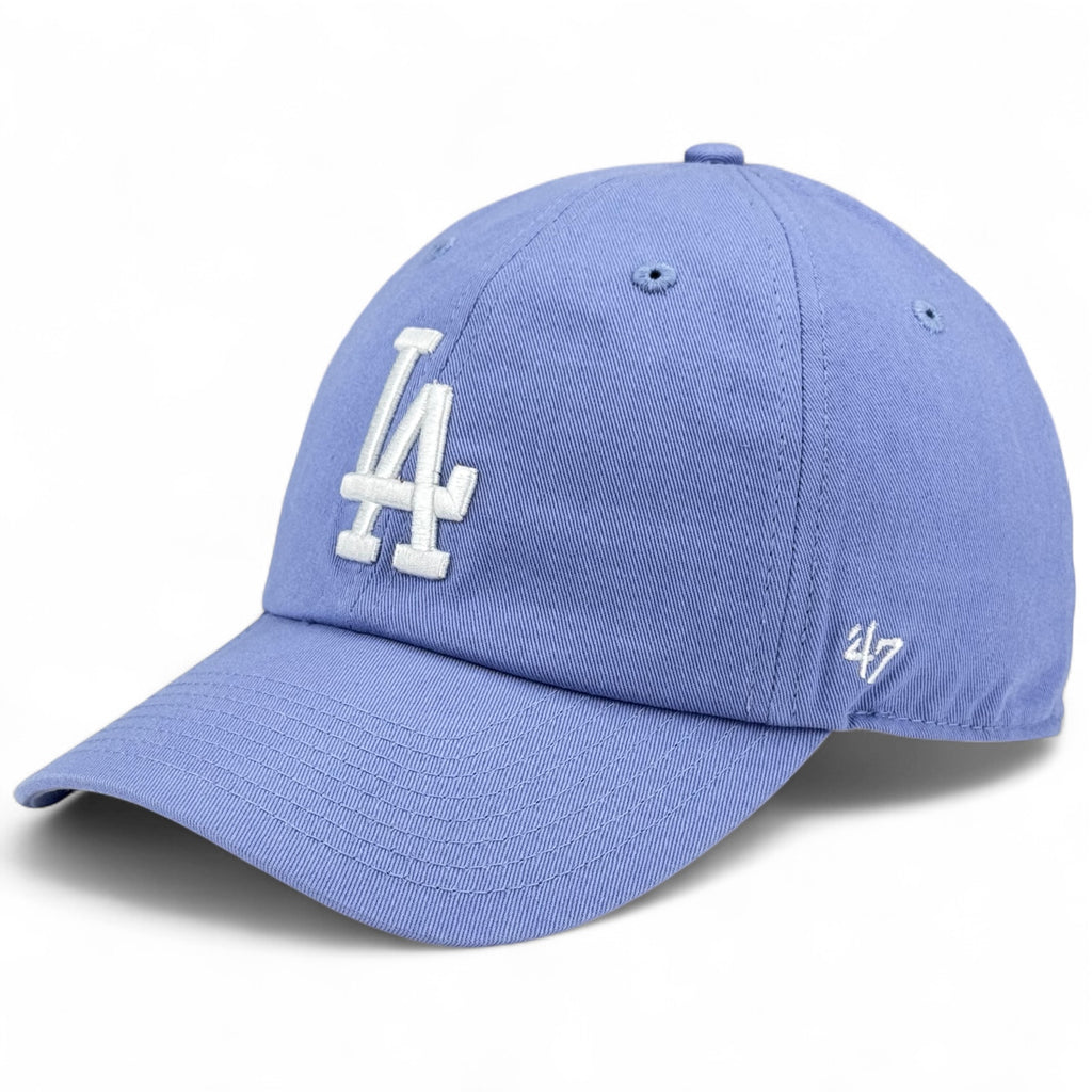 Los Angeles Dodgers 47 Brand Clean Up Cap - Lavender