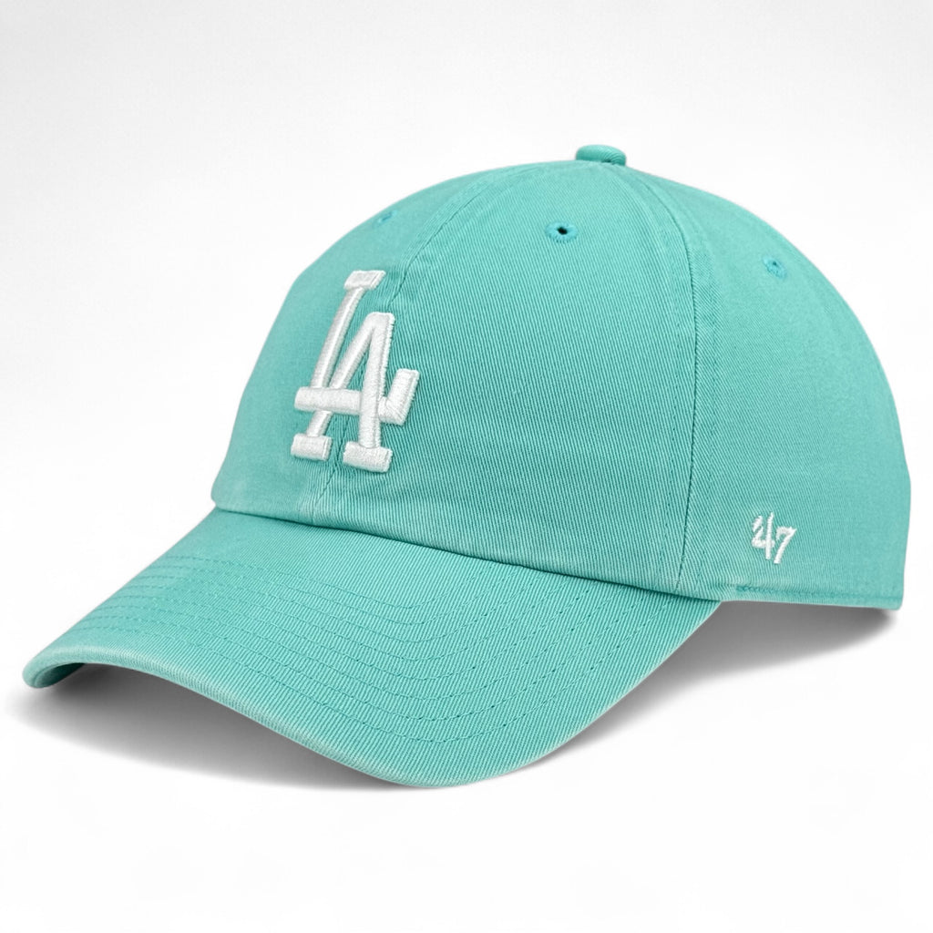 Los Angeles Dodgers 47 Brand Clean Up Cap - Tiffany Blue