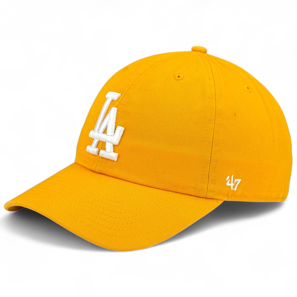 Los Angeles Dodgers 47 Brand Clean Up Cap - Gold