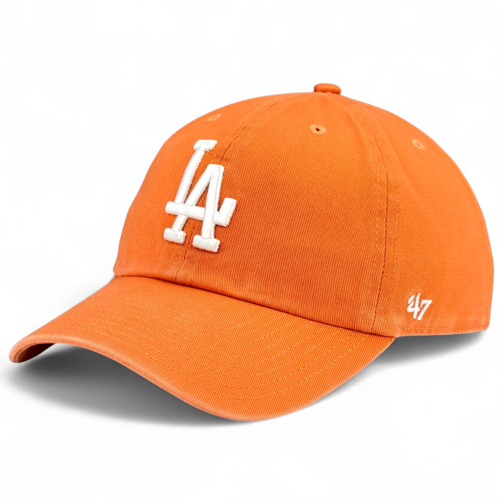 Los Angeles Dodgers 47 Brand Clean Up Cap - Mango