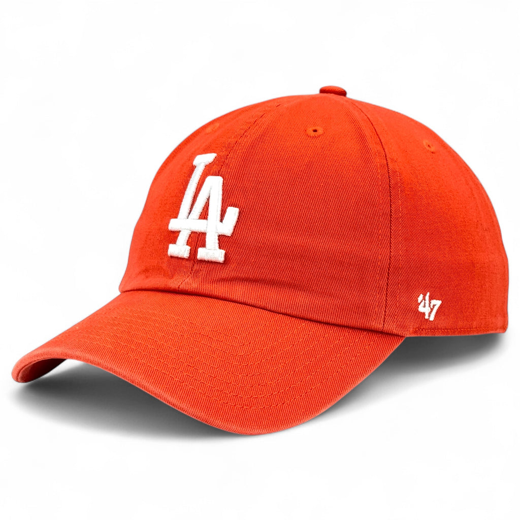 Los Angeles Dodgers 47 Brand Clean Up Cap - Orange