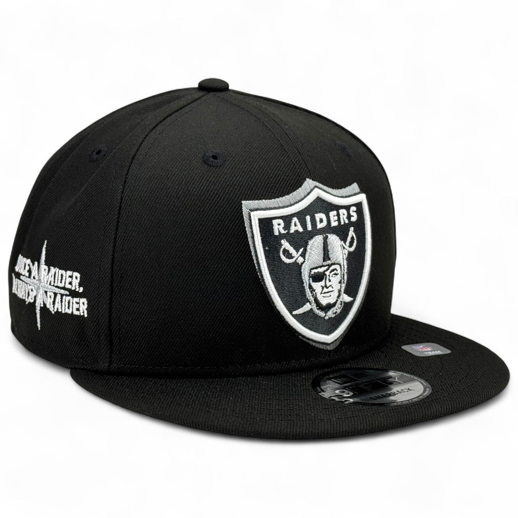 Las Vegas Raiders 2024 NFL Draft New Era 9Fifty Snapback Hat - Black