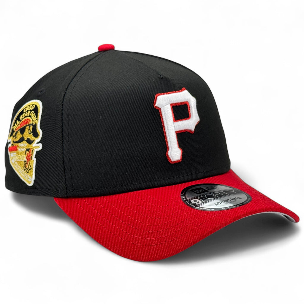 Pittsburgh Pirates "1959 All Star" New Era 9Forty A-Frame Snapback Hat - Black / Red