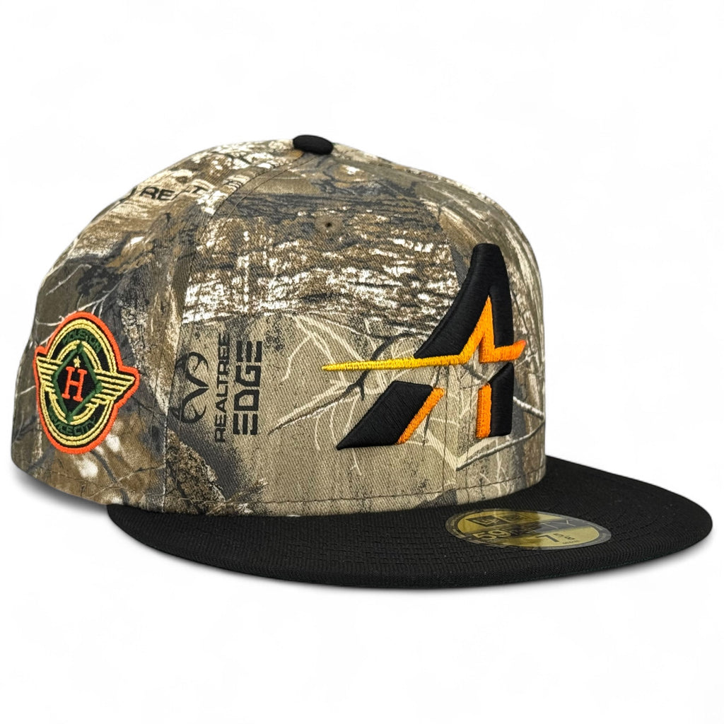 Houston Astros 🔥🌲 ASTROWOODS 🌲🔥 New Era 59Fifty Fitted Hat - Real Tree Edge / Black